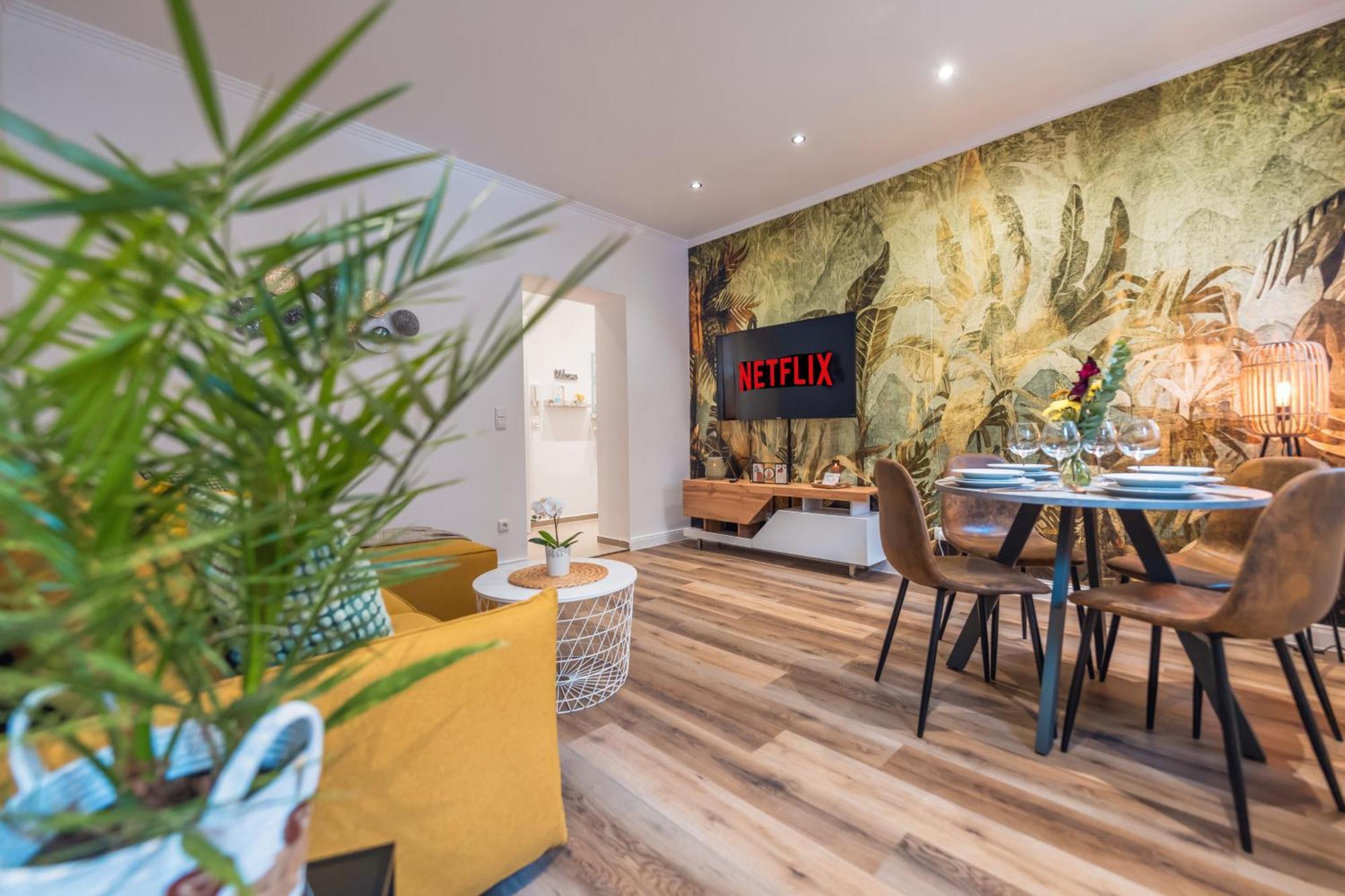 Ferienwohnung Stylisch - Ruhig - Gemuetlich - Zentral - Einladend Krefeld Exterior foto