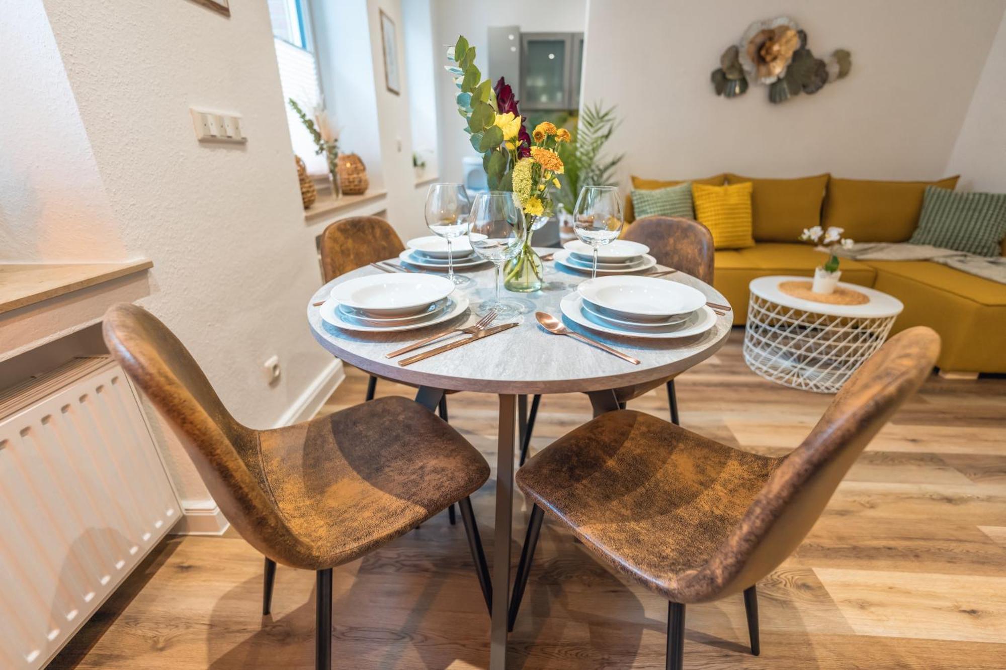 Ferienwohnung Stylisch - Ruhig - Gemuetlich - Zentral - Einladend Krefeld Exterior foto